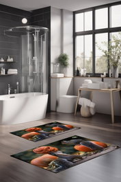 Mijölnir Juego de alfombrillas de baño CT-5151 de 2 piezas Multicolor